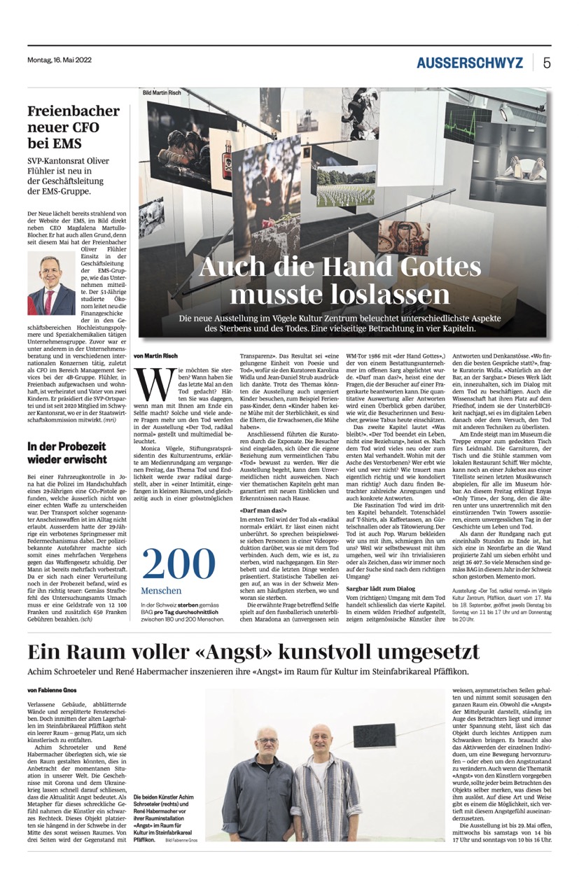 2022 – Angst - Höfner Volksblatt